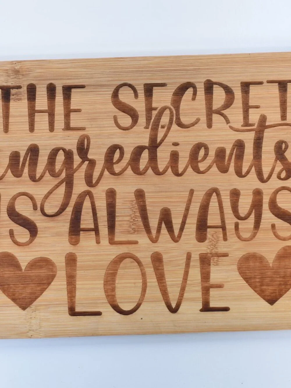 Bamboo Cutting Board Laser Engraved Food Safe Grandma Kitchen Home Gift
